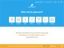 Tablet Screenshot of datumprikker.nl